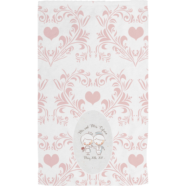 Wedding People Hand Towel (Personalized) Full