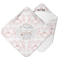 Wedding People Hooded Baby Towel (Personalized)