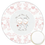 Wedding People Printed Cookie Topper - 3.25" (Personalized)