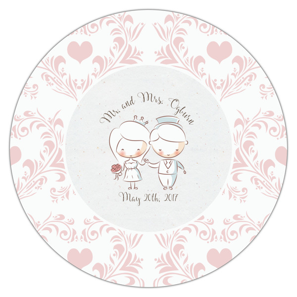 Wedding People Icing Circle - Large - Single