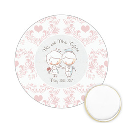 Wedding People Printed Cookie Topper - 2.15" (Personalized)
