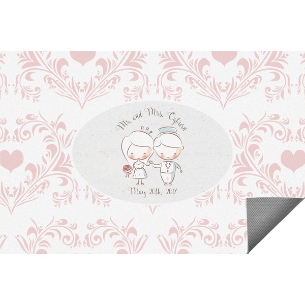 Custom Wedding People Indoor / Outdoor Rug - 5'x8' (Personalized)