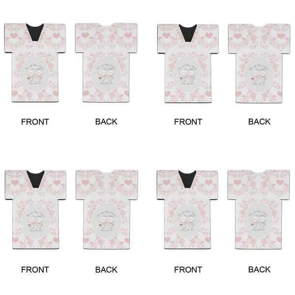 Wedding People Jersey Bottle Cooler - Set of 4 - APPROVAL