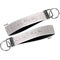 Wedding People Key-chain - Metal and Nylon - Front and Back