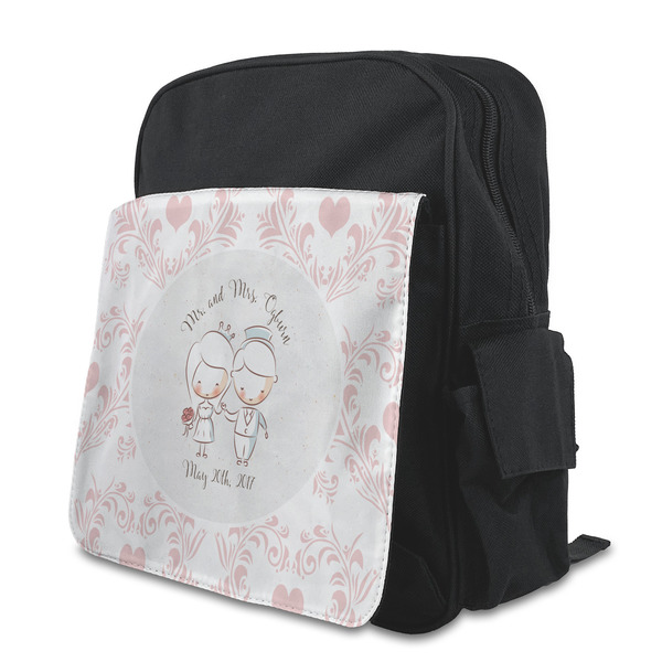 Custom Wedding People Preschool Backpack (Personalized)