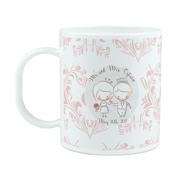 Custom Wedding People Plastic Kids Mug (Personalized)