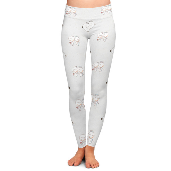 Custom Wedding People Ladies Leggings - Extra Small (Personalized)