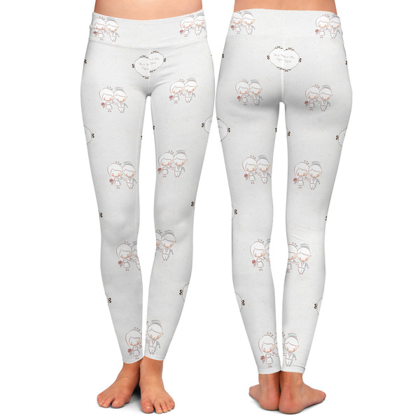 Wedding People Ladies Leggings - Front and Back