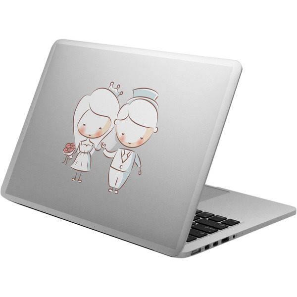 Custom Wedding People Laptop Decal