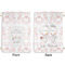 Wedding People Large Laundry Bag - Front & Back View