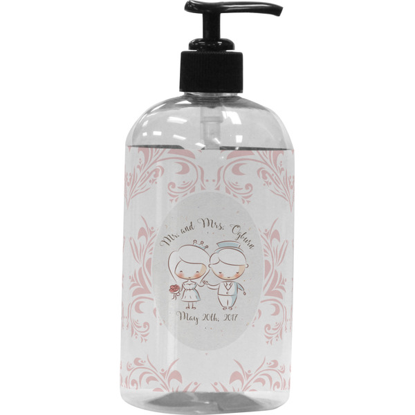 Custom Wedding People Plastic Soap / Lotion Dispenser (Personalized)