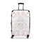 Wedding People Suitcase - 28" Large - Checked w/ Couple's Names