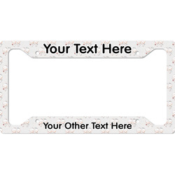 Wedding People License Plate Frame (Personalized)