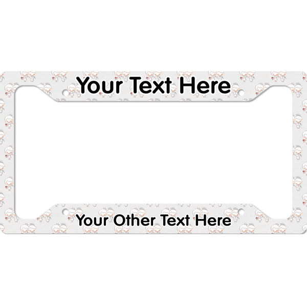 Custom Wedding People License Plate Frame (Personalized)
