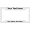 Wedding People License Plate Frame - Style A