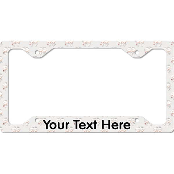Custom Wedding People License Plate Frame - Style C (Personalized)