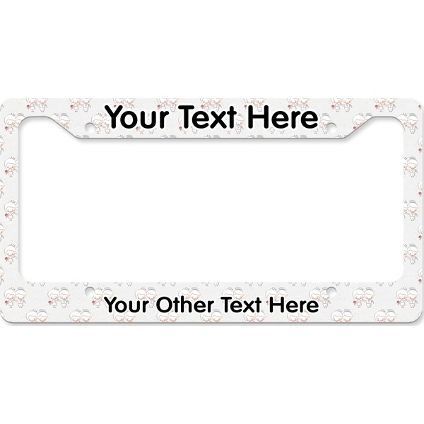 Custom Wedding People License Plate Frame - Style B (Personalized)