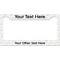 Wedding People License Plate Frame - Style B (Personalized)