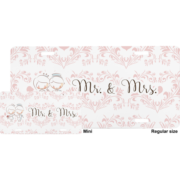 Wedding People License Plate (Sizes)