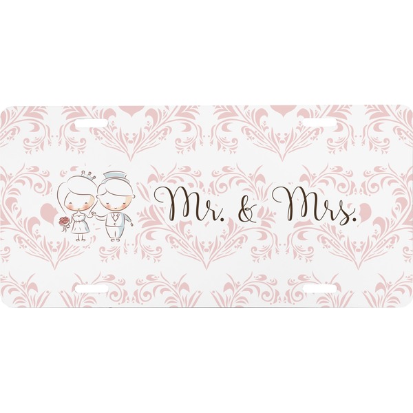 Custom Wedding People Front License Plate (Personalized)