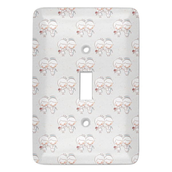 Custom Wedding People Light Switch Cover