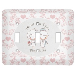 Wedding People Light Switch Cover (3 Toggle Plate)
