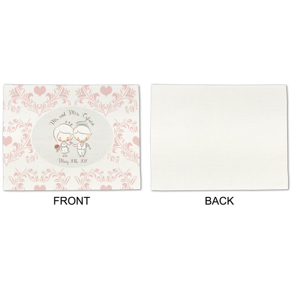 Wedding People Linen Placemat - APPROVAL Single (single sided)