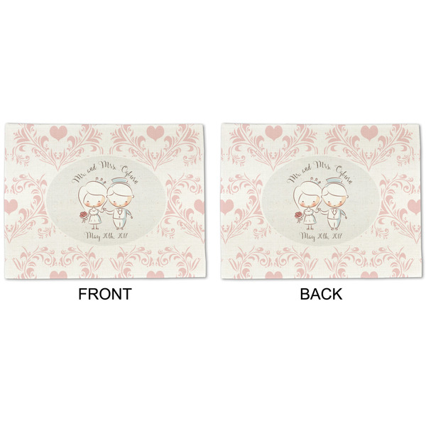 Wedding People Linen Placemat - APPROVAL (double sided)