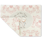 Wedding People Double-Sided Linen Placemat - Single w/ Couple's Names