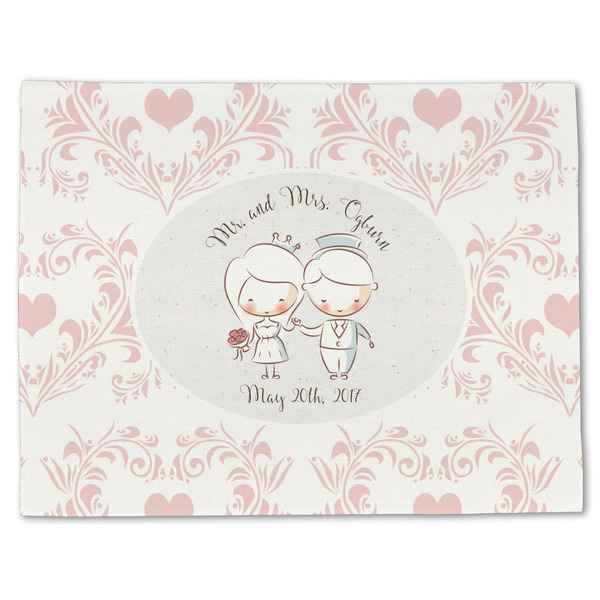 Wedding People Linen Placemat - Front