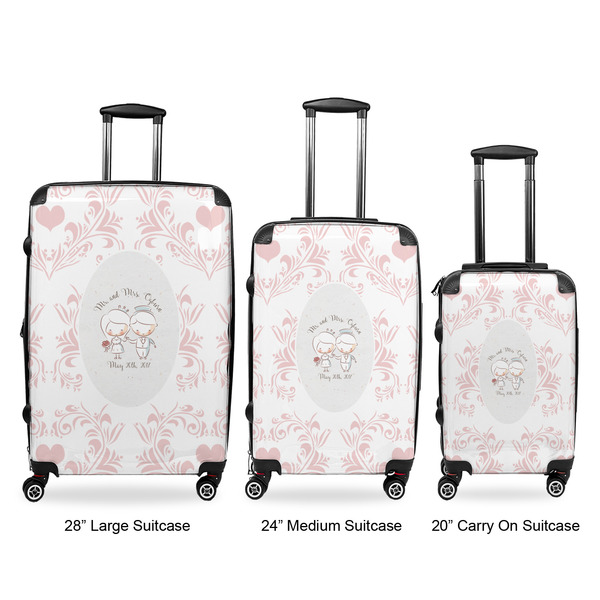 Wedding People Luggage Bags all sizes - With Handle