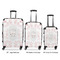 Wedding People Luggage Bags all sizes - With Handle
