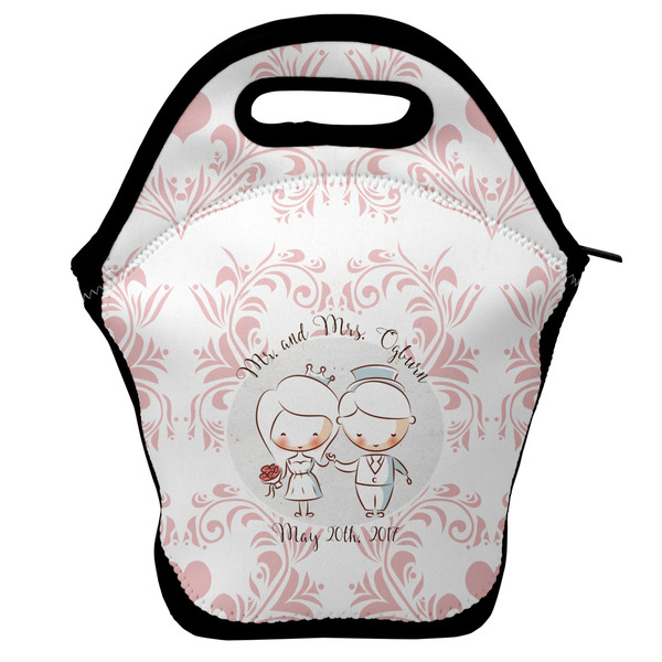 Custom Wedding People Lunch Bag w/ Couple's Names