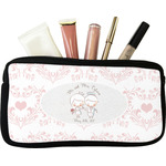 Wedding People Makeup / Cosmetic Bag - Small (Personalized)