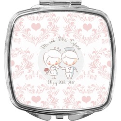 Wedding People Compact Makeup Mirror (Personalized)