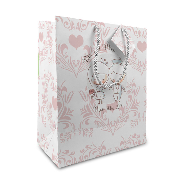 Custom Wedding People Medium Gift Bag (Personalized)