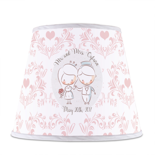 Wedding People Poly Film Empire Lampshade - Front View