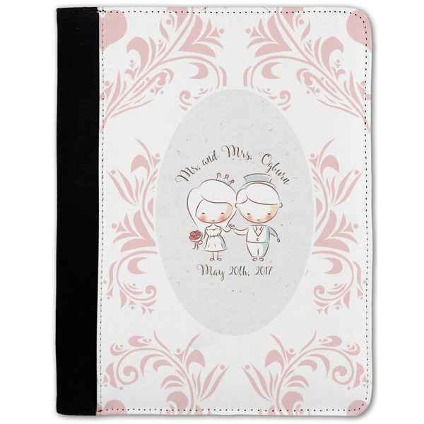 Custom Wedding People Notebook Padfolio w/ Couple's Names