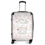 Wedding People Suitcase - 24" Medium - Checked (Personalized)
