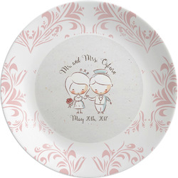 Wedding People Melamine Plate (Personalized)