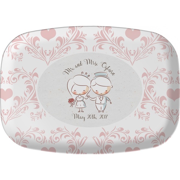 Custom Wedding People Melamine Platter (Personalized)