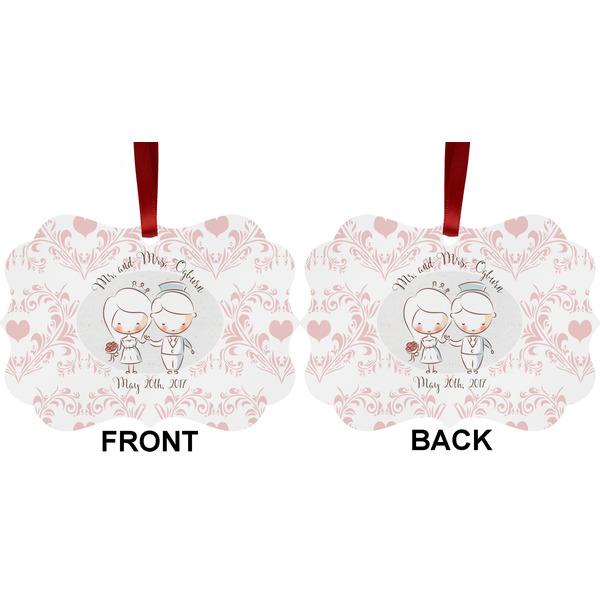 Wedding People Metal Benilux Ornament - Front and Back (APPROVAL)