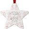 Wedding People Metal Star Ornament - Front