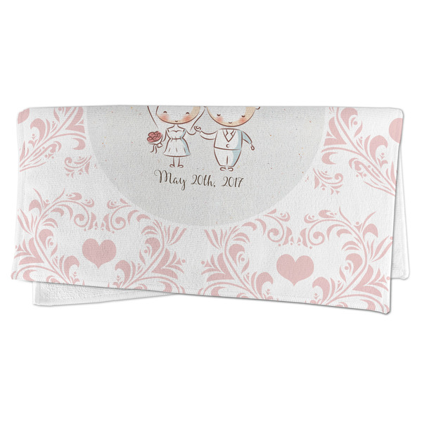 Wedding People Microfiber Dish Rag - FOLDED (half)