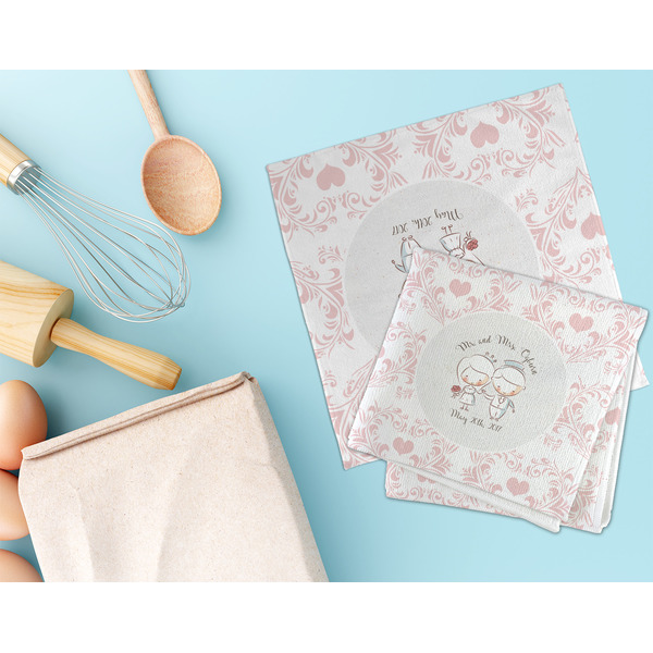 Wedding People Microfiber Dish Rag - LIFESTYLE