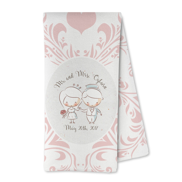 Custom Wedding People Kitchen Towel - Microfiber (Personalized)