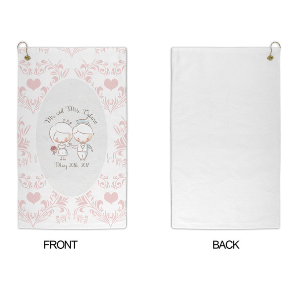 Wedding People Microfiber Golf Towels - APPROVAL