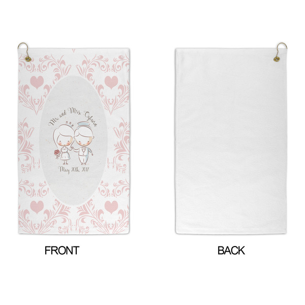 Wedding People Microfiber Golf Towels - APPROVAL