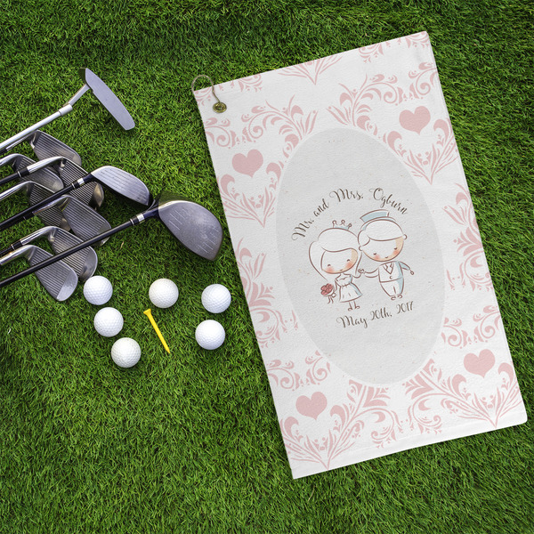 Wedding People Microfiber Golf Towels - LIFESTYLE