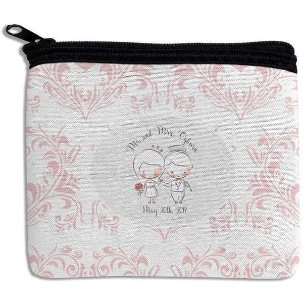 Custom Wedding People Rectangular Coin Purse (Personalized)